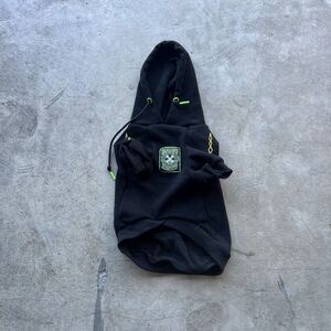 Dixxon FUR FAMILY Black And Green DOG HOODIE Size M Medium discontinued